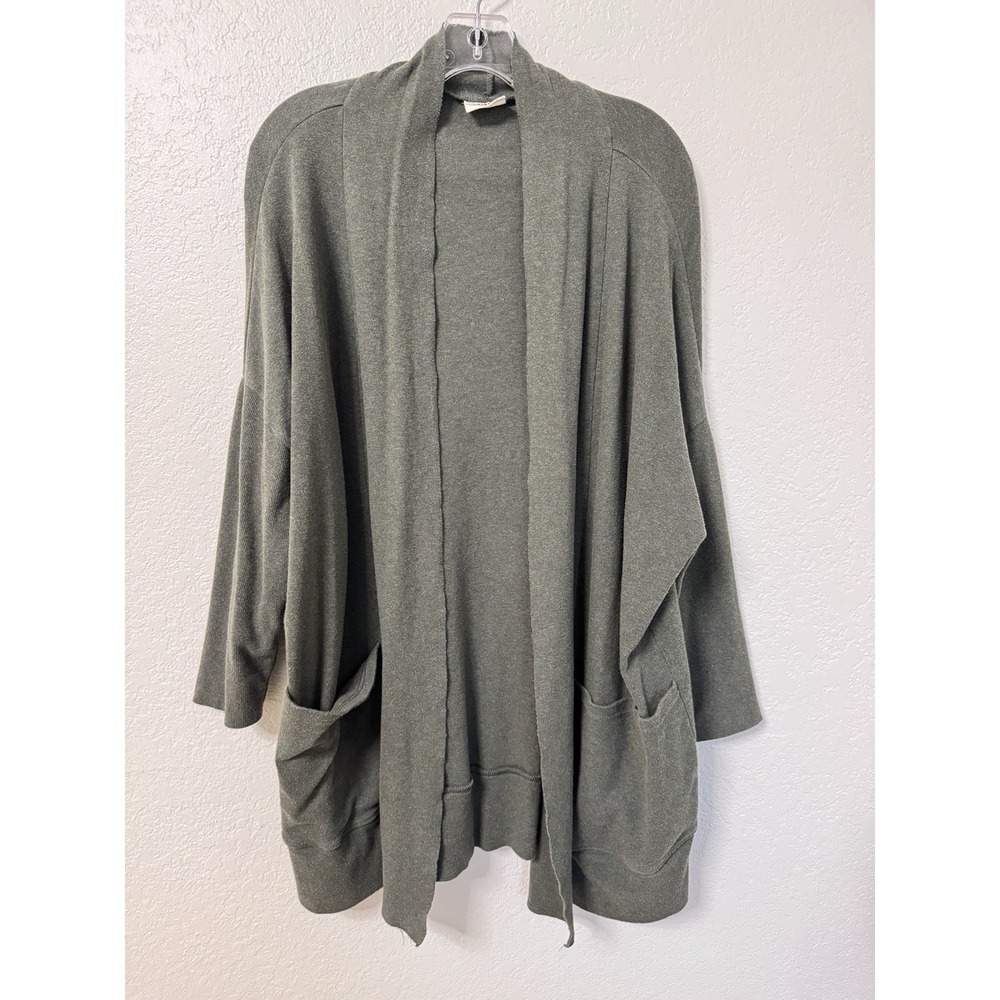 Pact Cardigan Womens XL XXL Green Organic Cotton Casual Travel Layering